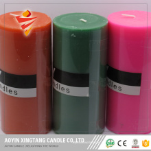 Different Size Long Time Burning White Unscent Pillar Candle Factory